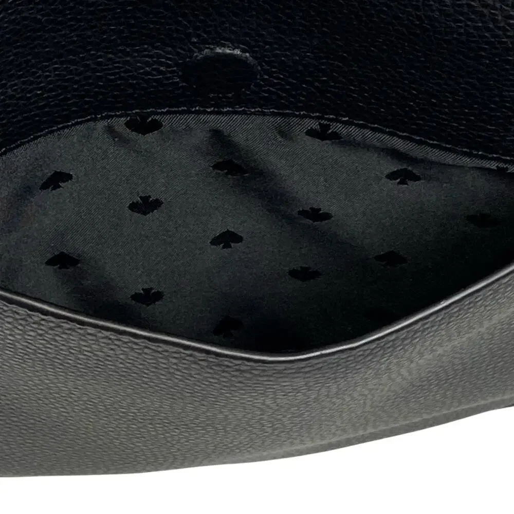 Kate Spade Orchard Street Hemsley Black Pebbled Leather Crossbody With Tassel - Picture 8 of 9